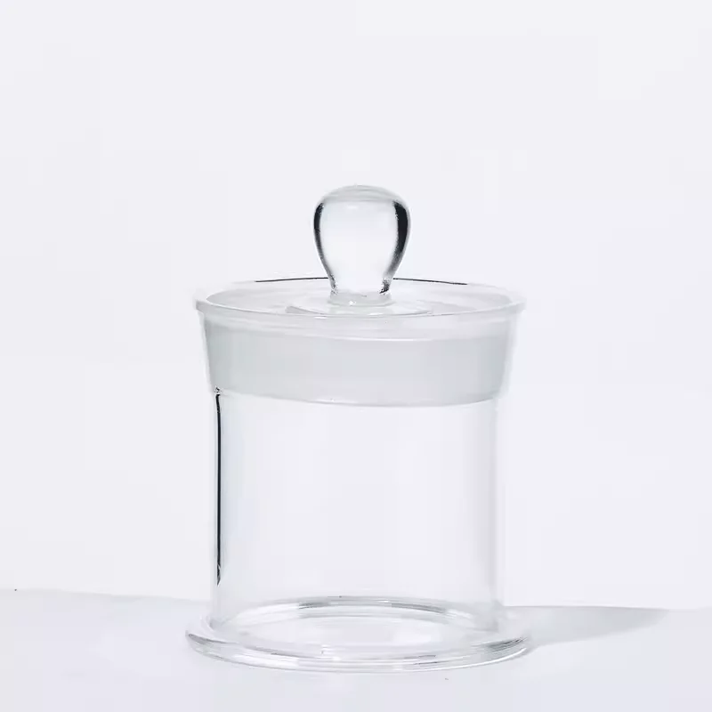 Specimen bottle sealed glass sample display bottle wide mouth frosted laboratory goods tea storage jar sealed jar