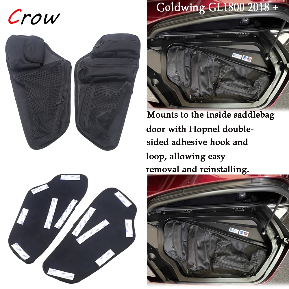 

Motorcycle Trunk Lid Organizer Bag Tool Bags Case For HONDA Goldwing Tour DCT Airbag 1800 F6B GL1800 2018 2019 2020 2021