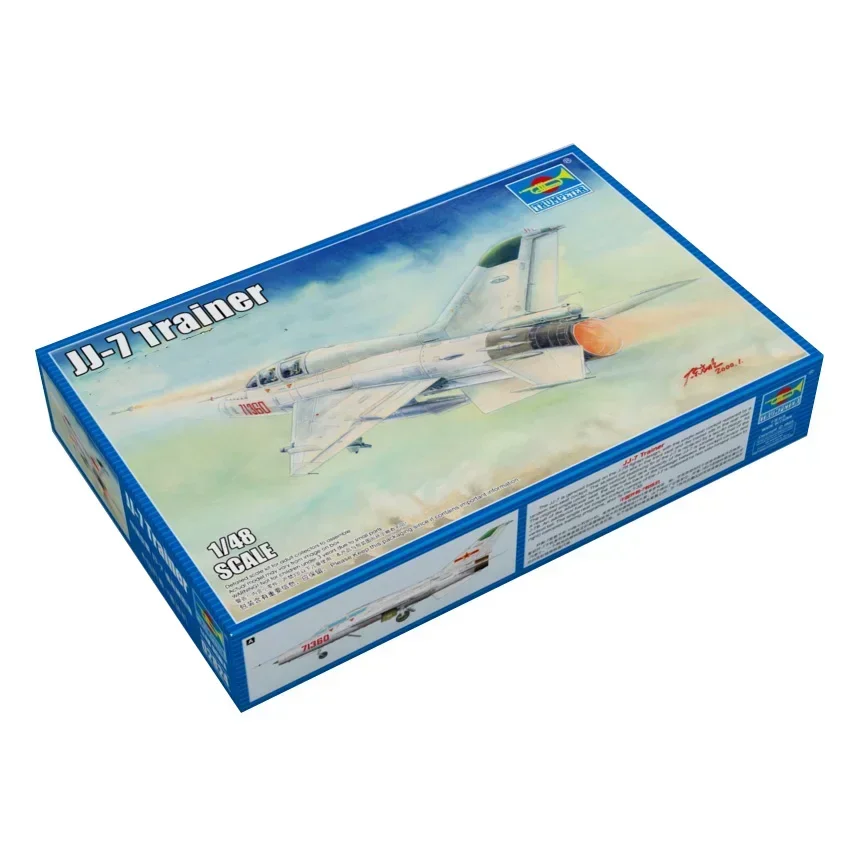 

Trumpeter 02824, модель самолета, масштаб 1/48, тренажер JJ-7, пластиковая модель самолета, комплект для взрослых, модель истребителя, коллекция хобби, сделай сам