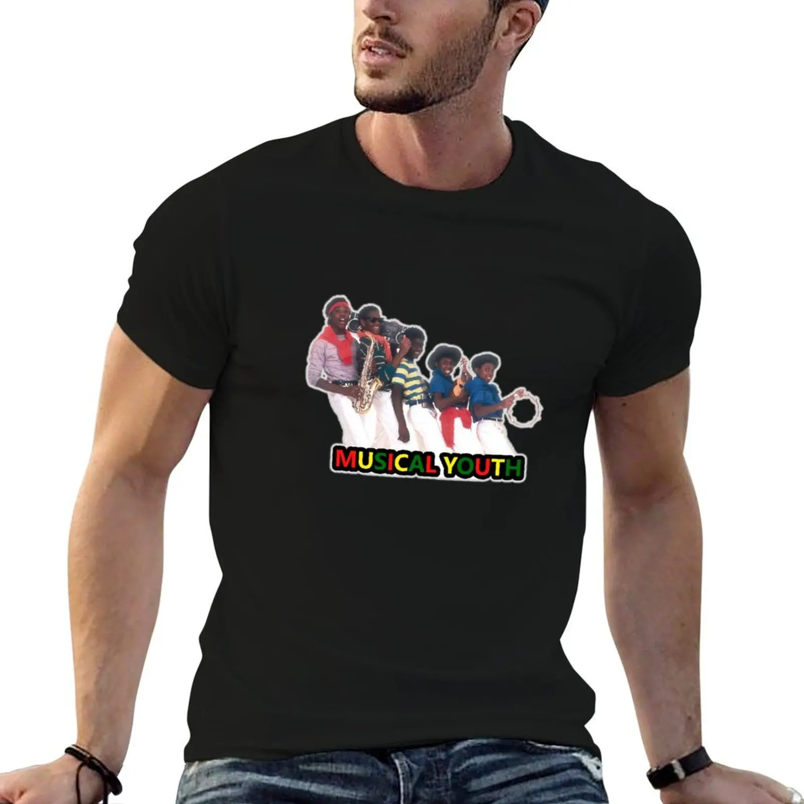 Musical Youth Pass The Dutchie T-Shirt Trendy Print Short Sleeve T-Shirt