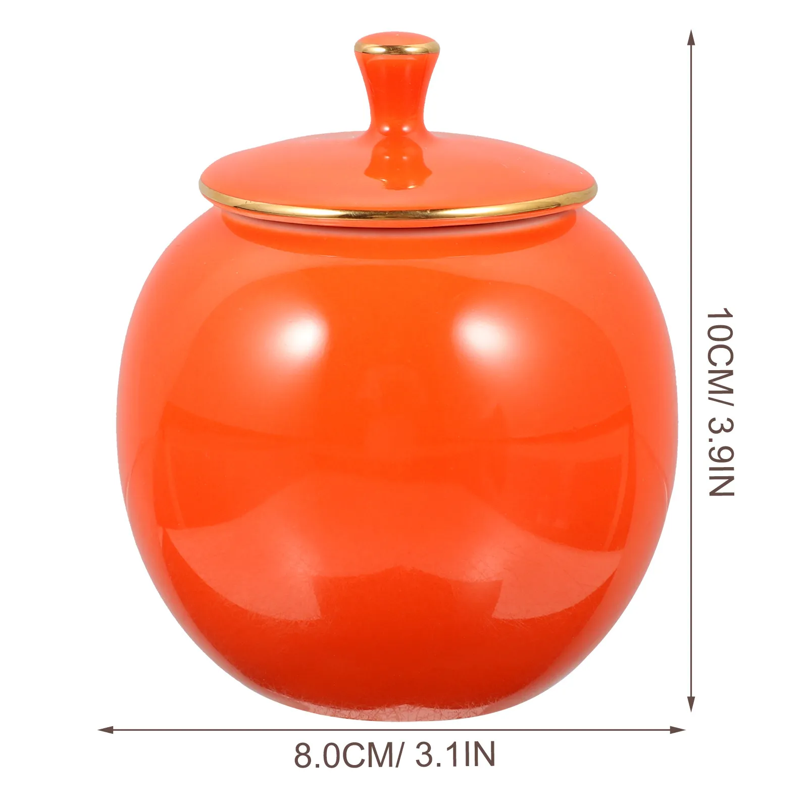 Ceramic Candy Jar High-End Materials Fine Workmanship Desktop Decoration Multi-Purpose Kitchen Tea Container Tea Leaf Jar