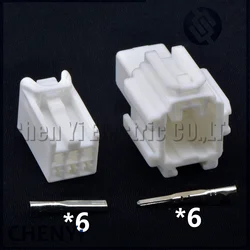 6 Pin Car brake light wiring harness connector Atmosphere light fuse box plug 7187-8846 7186-8846 For Mazda Honda civic CRV