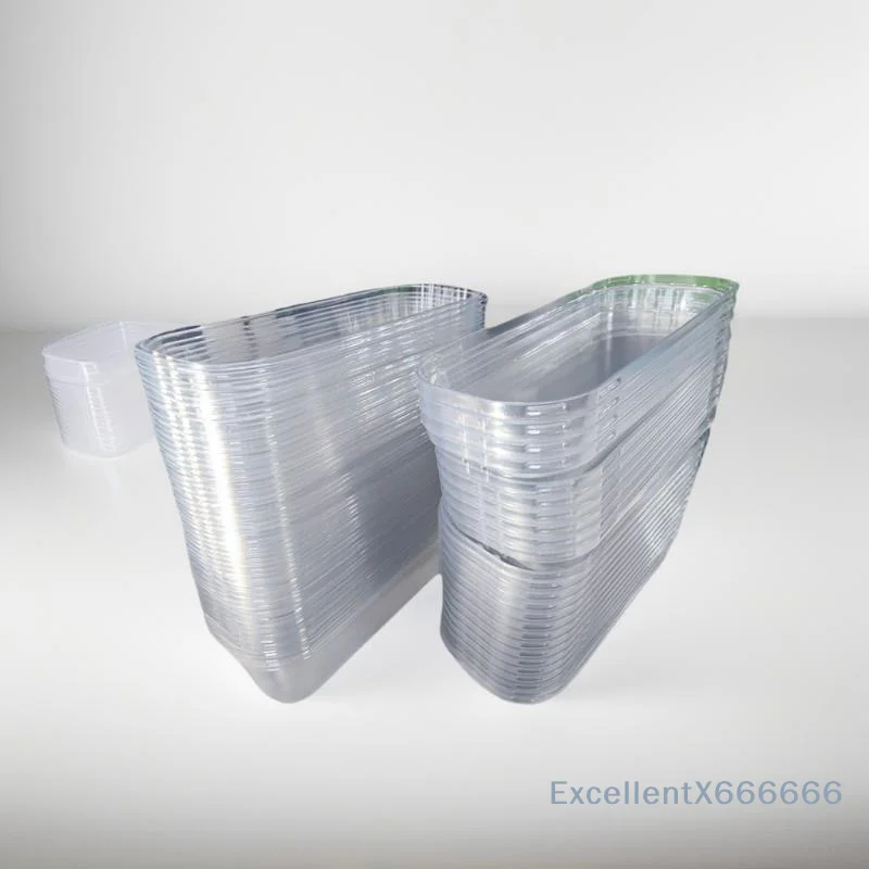 Picture 6: Bulk Transparent Rectangular Dessert Container, 280ml, Set of 50