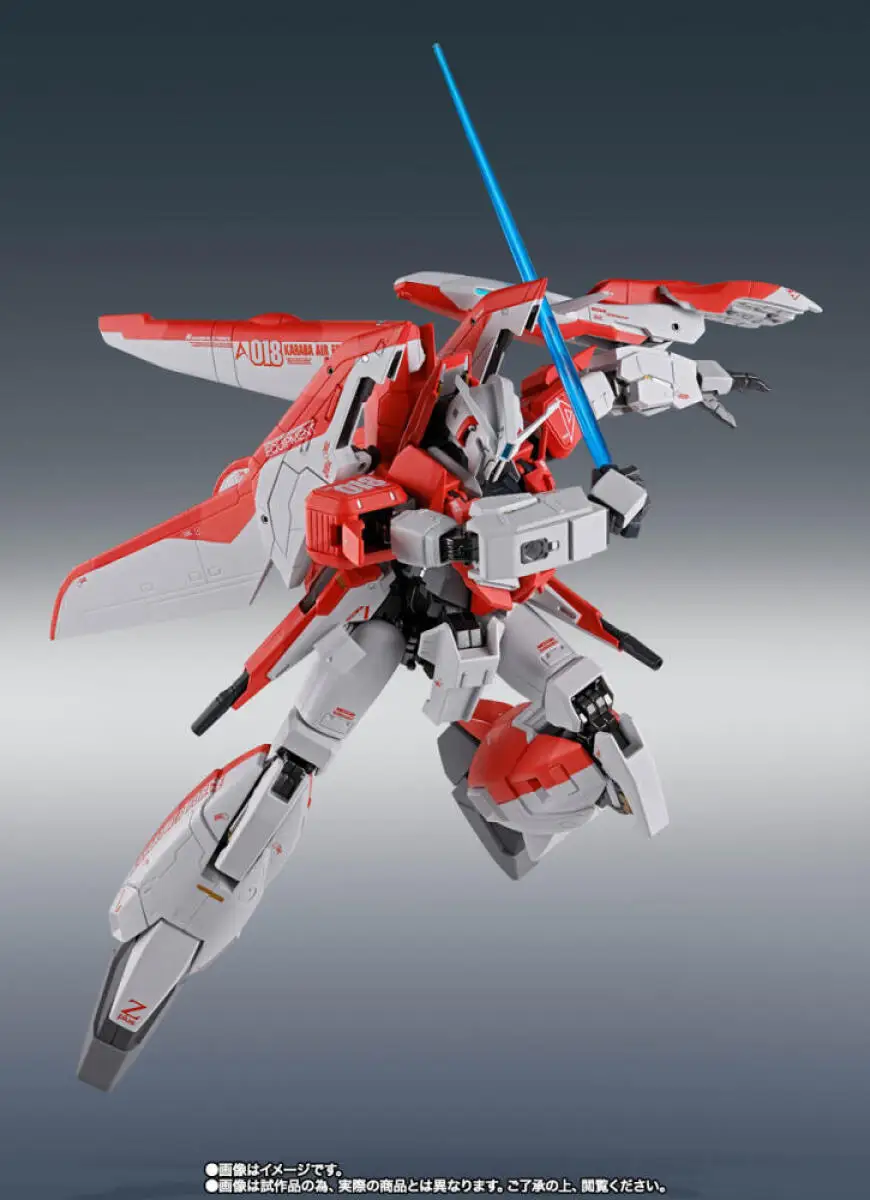 

В наличии Оригинальная фигурка Bandai Metal Robot Spirits Ka Signature Gundam Sentinel TestImage Color Zeta Plus A1, аниме-модель для коллекционирования