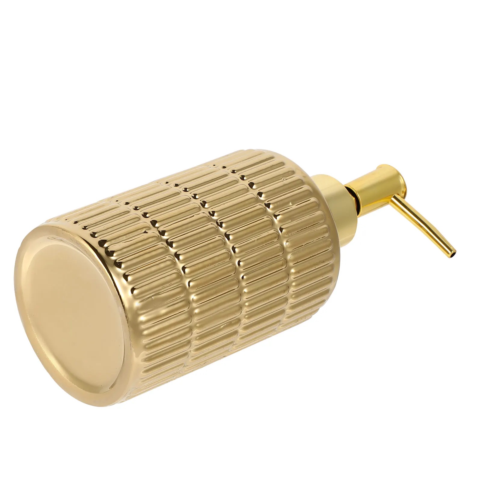 Bouteille à pompe à pression créative, 1 pièce, pour savon liquide, shampoing, Lotion, distributeur, support de salle de bain réutilisable, conteneur