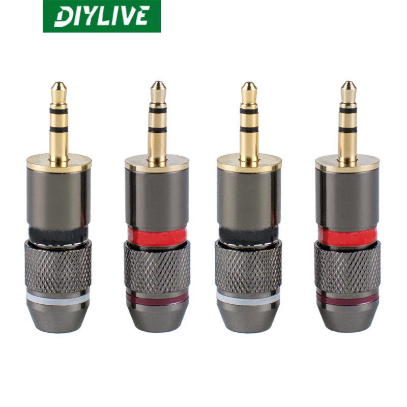 DIYLIVE Warcraft 3.5Mm Audio Plug DIY Penggemar Mobil AUX Headset Headphone 3.5MM Kecil Tiga-Core Stereo Plug