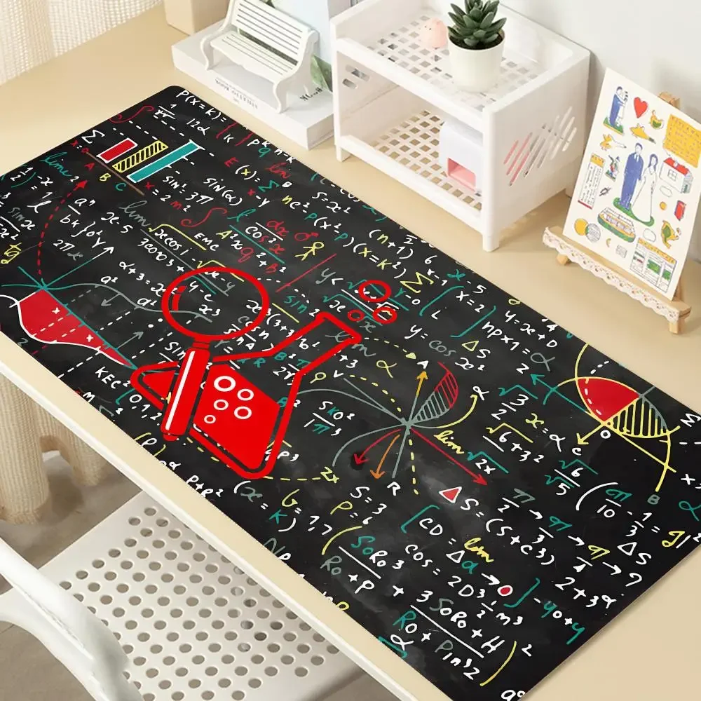 Mathematical Formula Mousepad Large Gaming Mouse Pad LockEdge Thickened Computer Keyboard Table Desk Mat