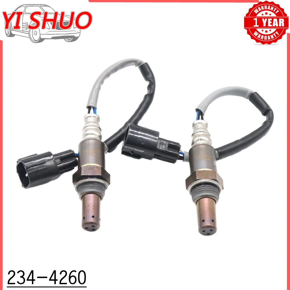 

2pcs 234-4260 Car Upstream & Downstream 89465-06250 Air Fuel Ratio Oxygen O2 Lambda Sensor For Toyota Camry Lexus ES300 Avalon