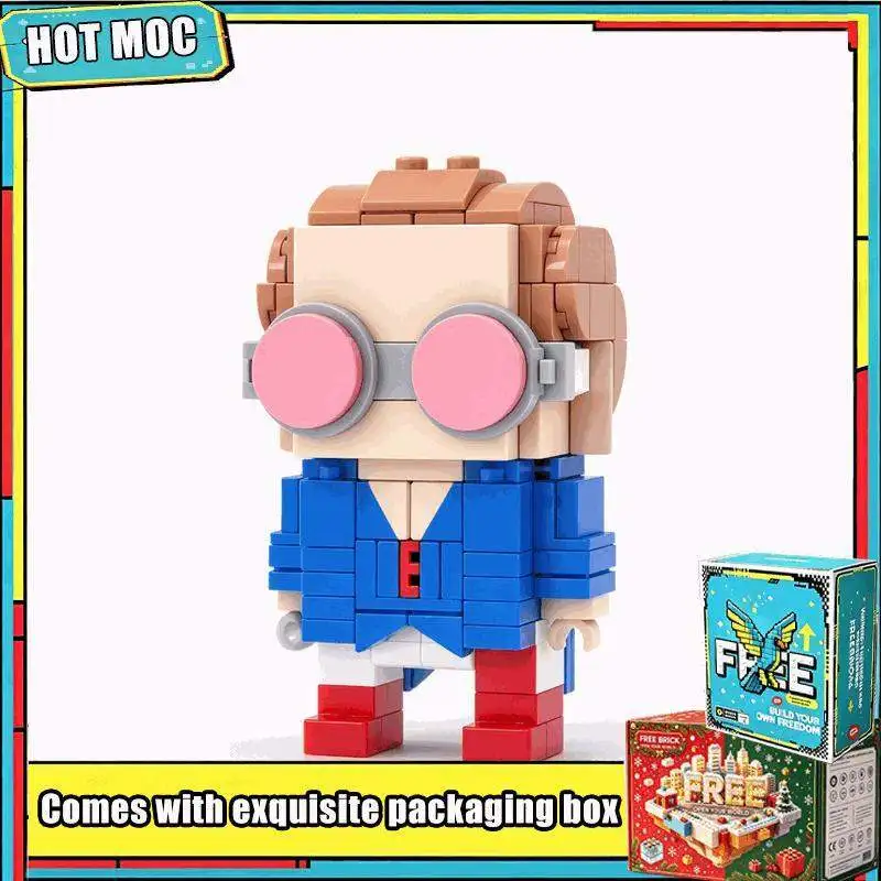 188PCS Music Legend Pop Singer Figure Flamboyant Stage Costume Building Blocks Custom MOC Puzzle DIY Display Collection Toy Gift