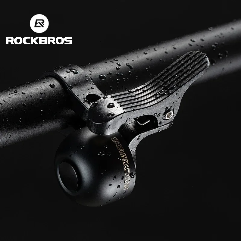 ROCKBROS Bike Bell Horn Handlebar Cycling Call Bicycle Alloy Ring Crisp Sound Warning Alarm For Safety MTB Road Bike Accessories