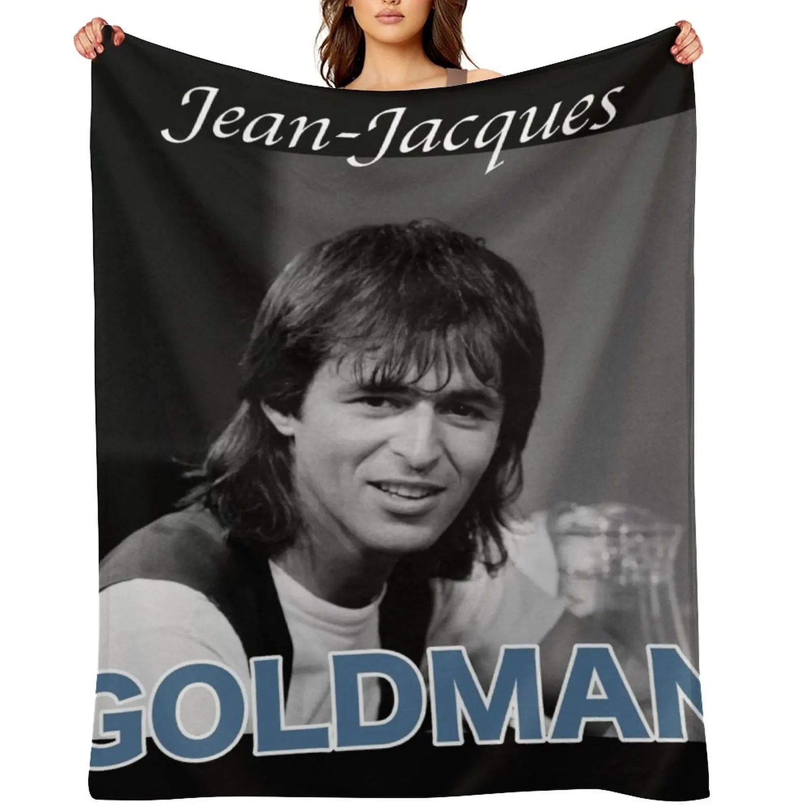 

Jean-Jacques Goldman Throw Blanket Luxury St For Sofa Thin Giant Sofa Multi-Purpose Blankets