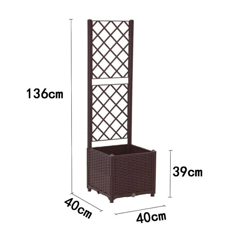 Pergola Bracket Vegetable Pot Roof Balcony Planting Box Special Pot for Garden Outdoor Plant Support