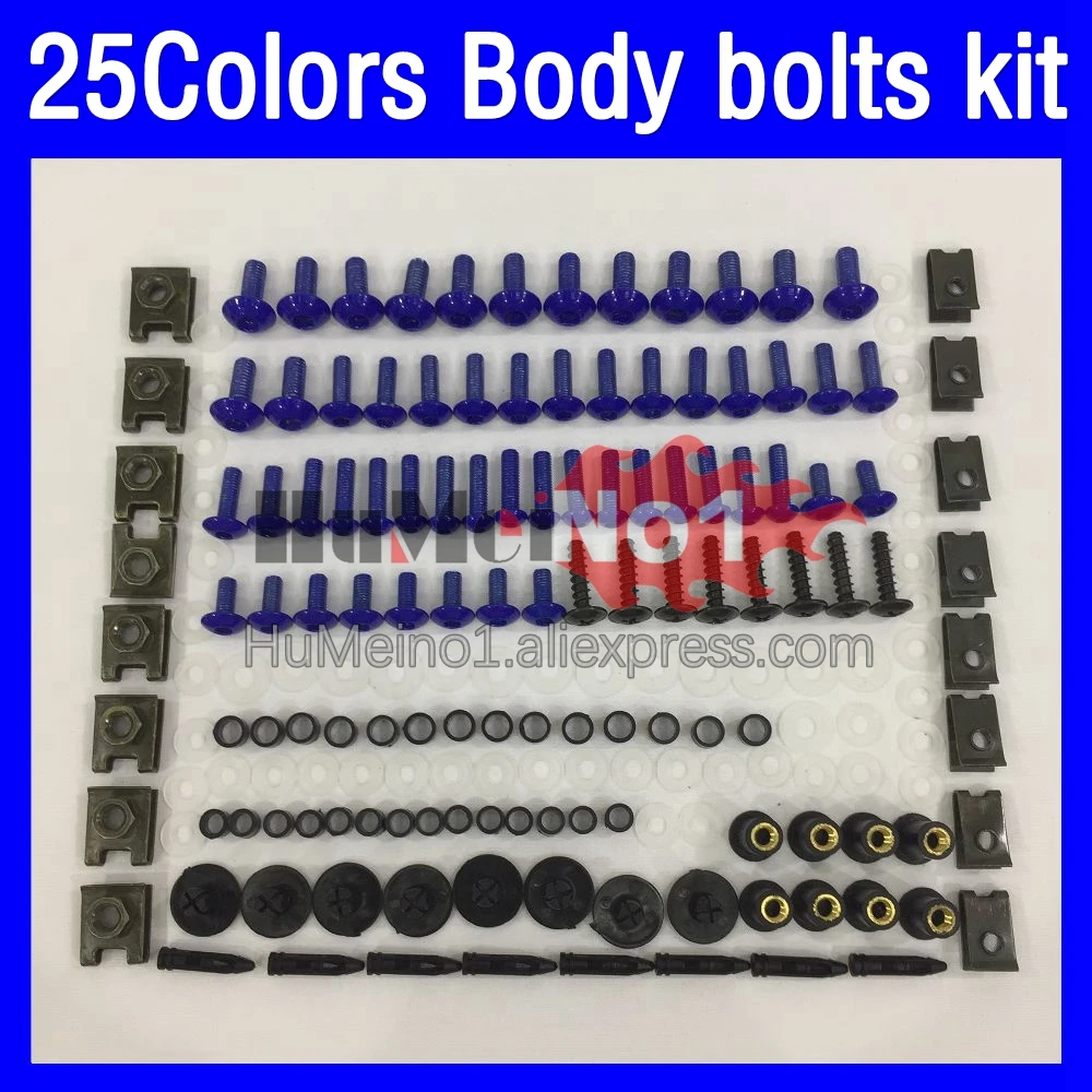 268ps Fairing bolts full screw kit For HONDA NSR250R MC28 PGM4 NSR 250R 250 R 94 1995 1996 1997 1998 1999 Body bolt screws Nuts