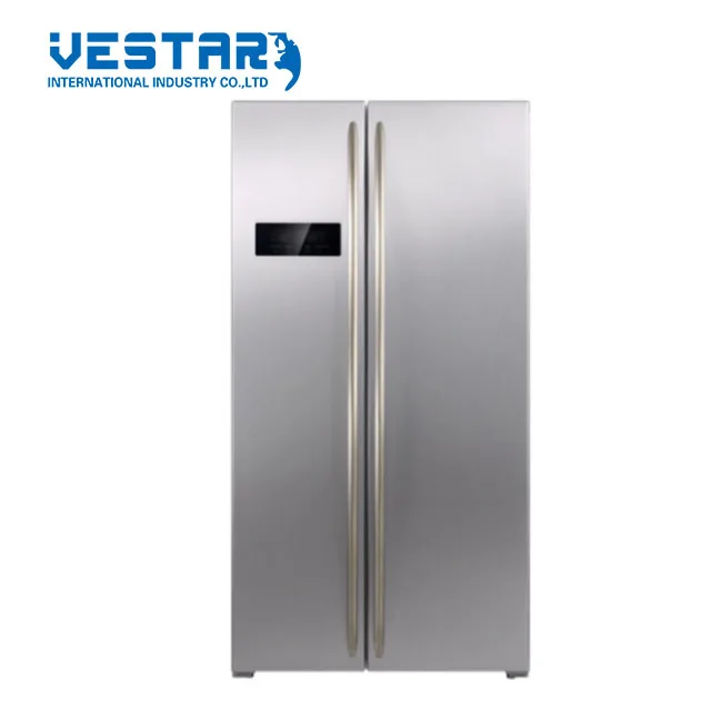 Hot Selling Customized LOGO Home Appliance Double 2 Doors Side by Side Door in Door Refrigerator with CE/CB