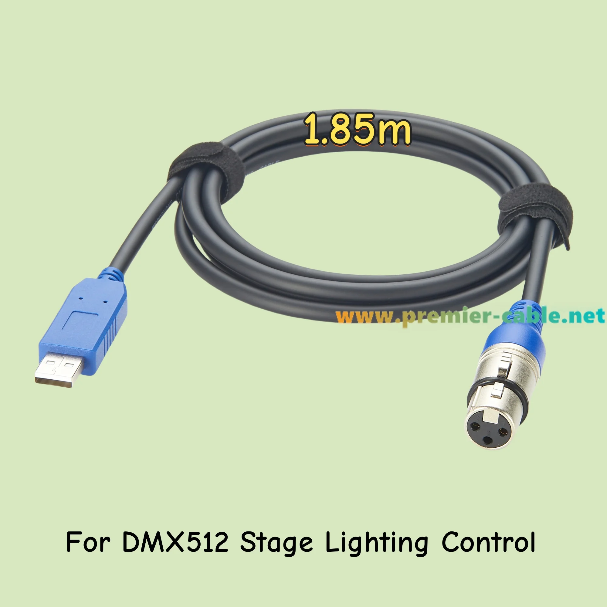 USB to XLR Cable FTDI FT232RNL USB RS485 to XLR 3 Pin Female Adapter Cable for DMX512 Stage Lighting Control via Freestyler QLC+