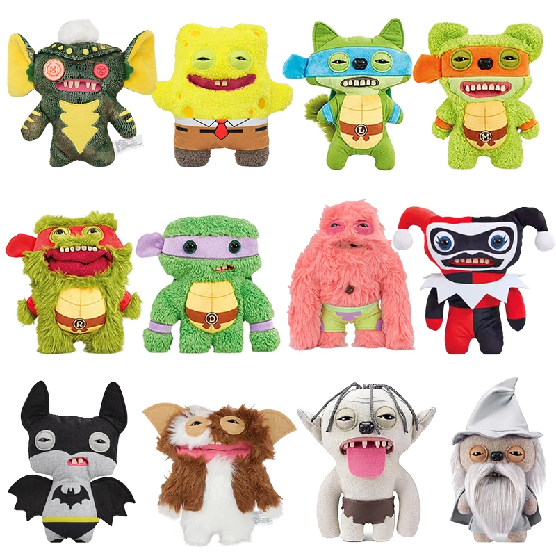 الأصلي Fuggler Gremlin السلاحف النينجا سيد الخواتم ألعاب من القطيفة مضحك القبيح الأسنان الوحش بلوشيز أنيمي الدمى هدايا عيد الميلاد #1