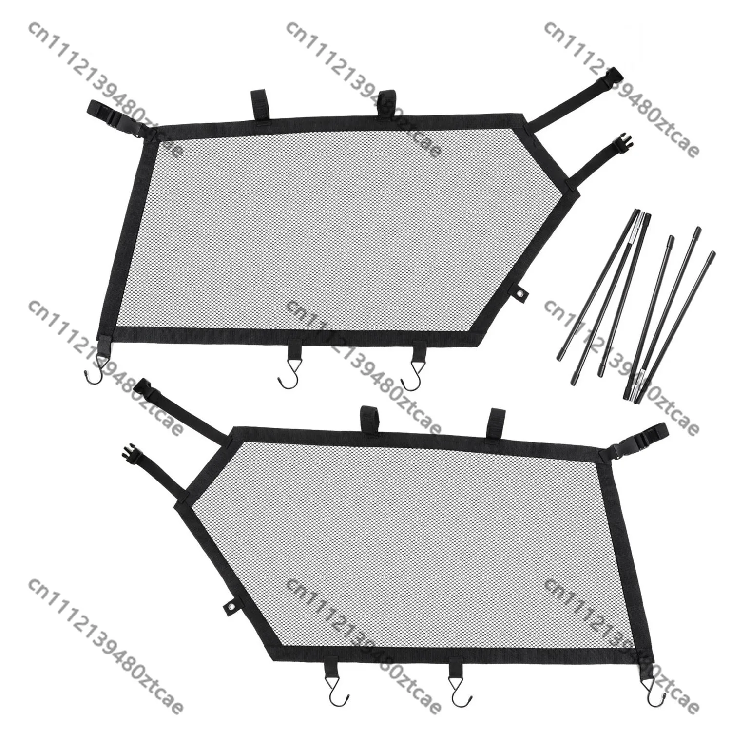 Car Door Safety Protection Net Sunshade Net Modified Decorative Guard Accessories For Off Road Vehicle Interior Decoration Parts
