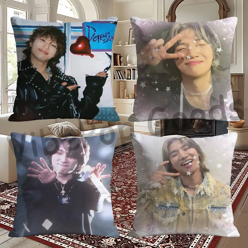 K-Kang D-DaesungS Print Cushion Cover Aesthetic Bedroom Decor 30x30 65x65 40x40 45x45 50x50 cm