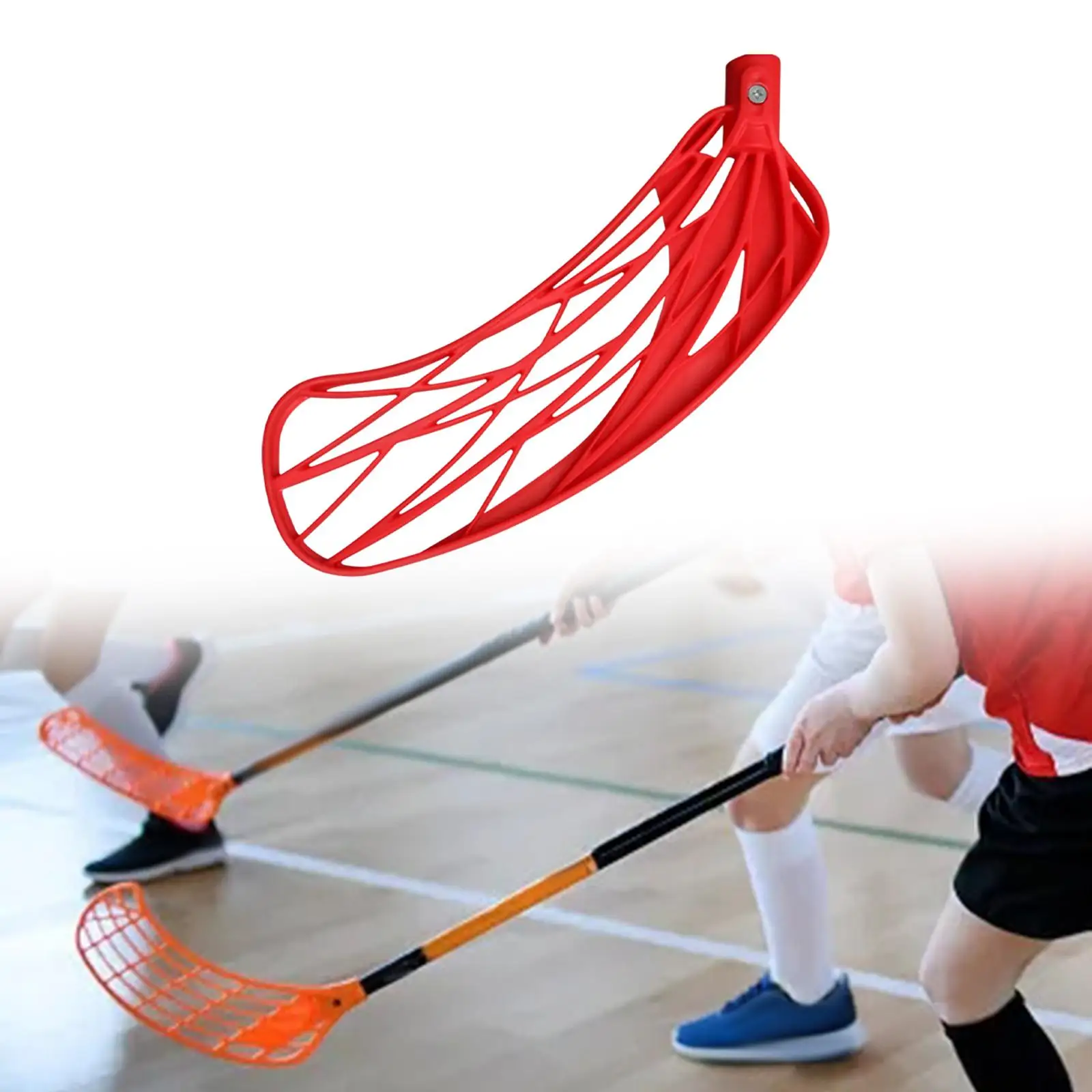 

High Quality Glass Fiber Floorball Blade Durable Curved Stick Accessory for Dryland Hockey Play
