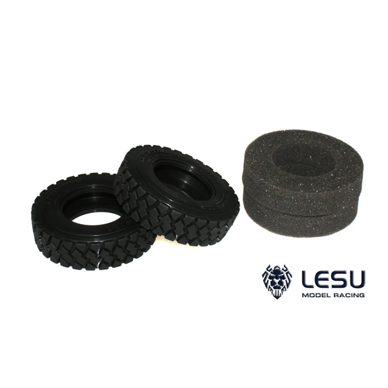 

Lesu Accessories 85Mm 1Pair Rubber Wheel Tires For Tamiyaya 1/14 Rc Tractor Truck Rc Toys Cars Spare Parts