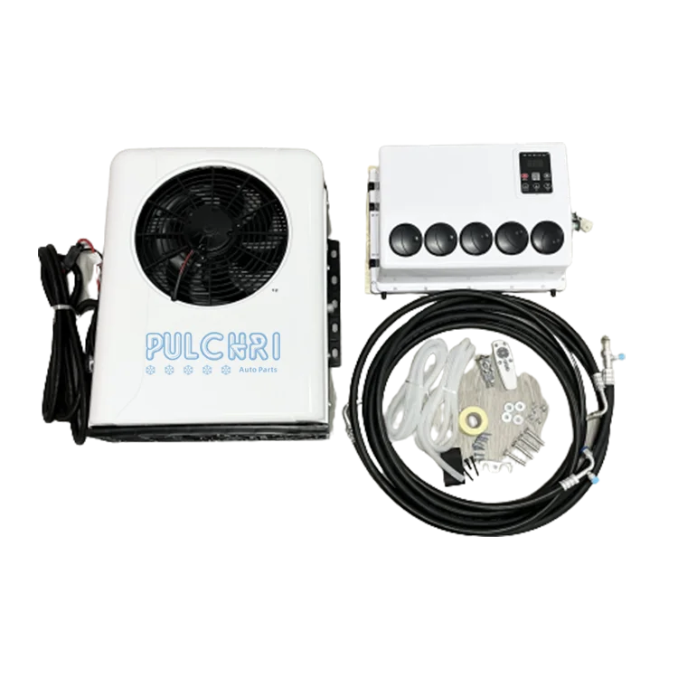 12v air conditioner parking cooler Low noise DC power supply 12V air conditioner truck energy saving, fast cooling speed