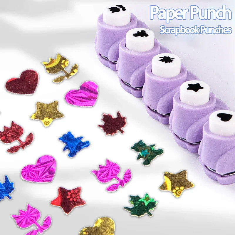 Mini Scrapbook Punches Handmade Cutter Card Craft Calico Printing DIY Flower Paper Craft Punch Hole Puncher Cutter Perforator