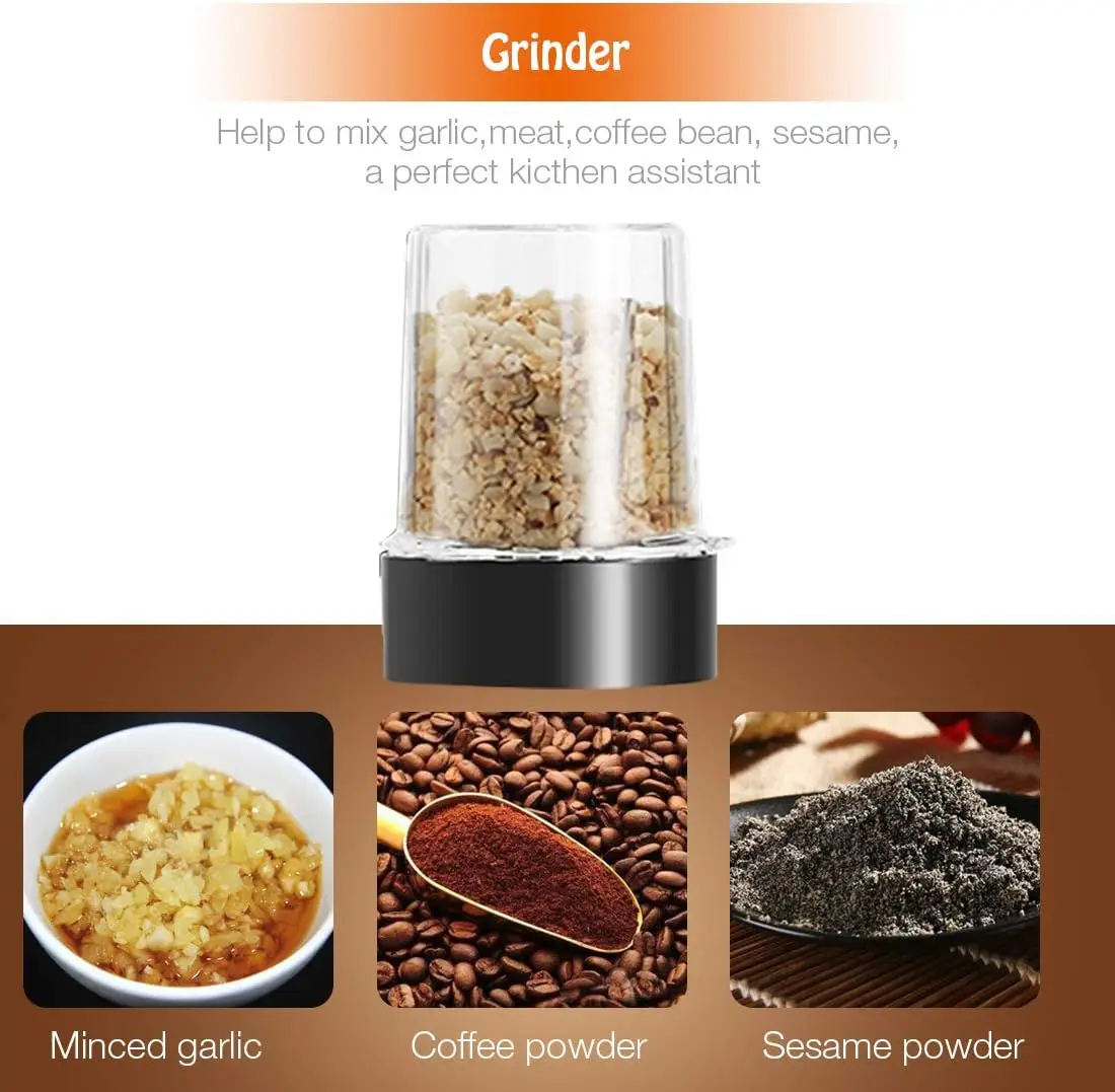 เครื่องปั่นและเครื่องเตรียมอาหาร Combo, เครื่องปั่นสําหรับปั่นและสมูทตี้, เครื่องปั่นส่วนตัว เครื่องปั่นขนาดเล็ก เหมาะสําหรับห้องครัว บ้าน,