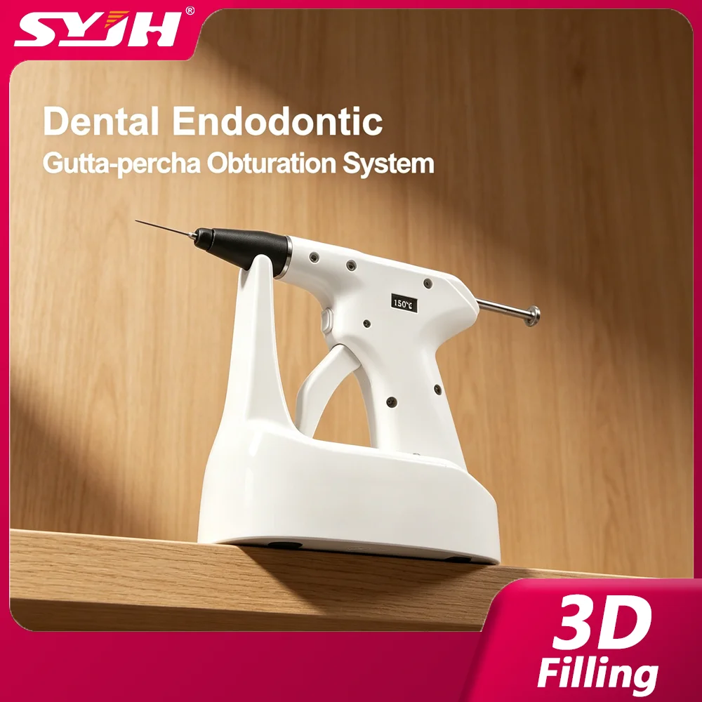 

SYJH Gutta Percha Obturation System 3D Filling Design Fast-Fill Guns Wireless with 360° Rotated Needle for Root Canal Treatment