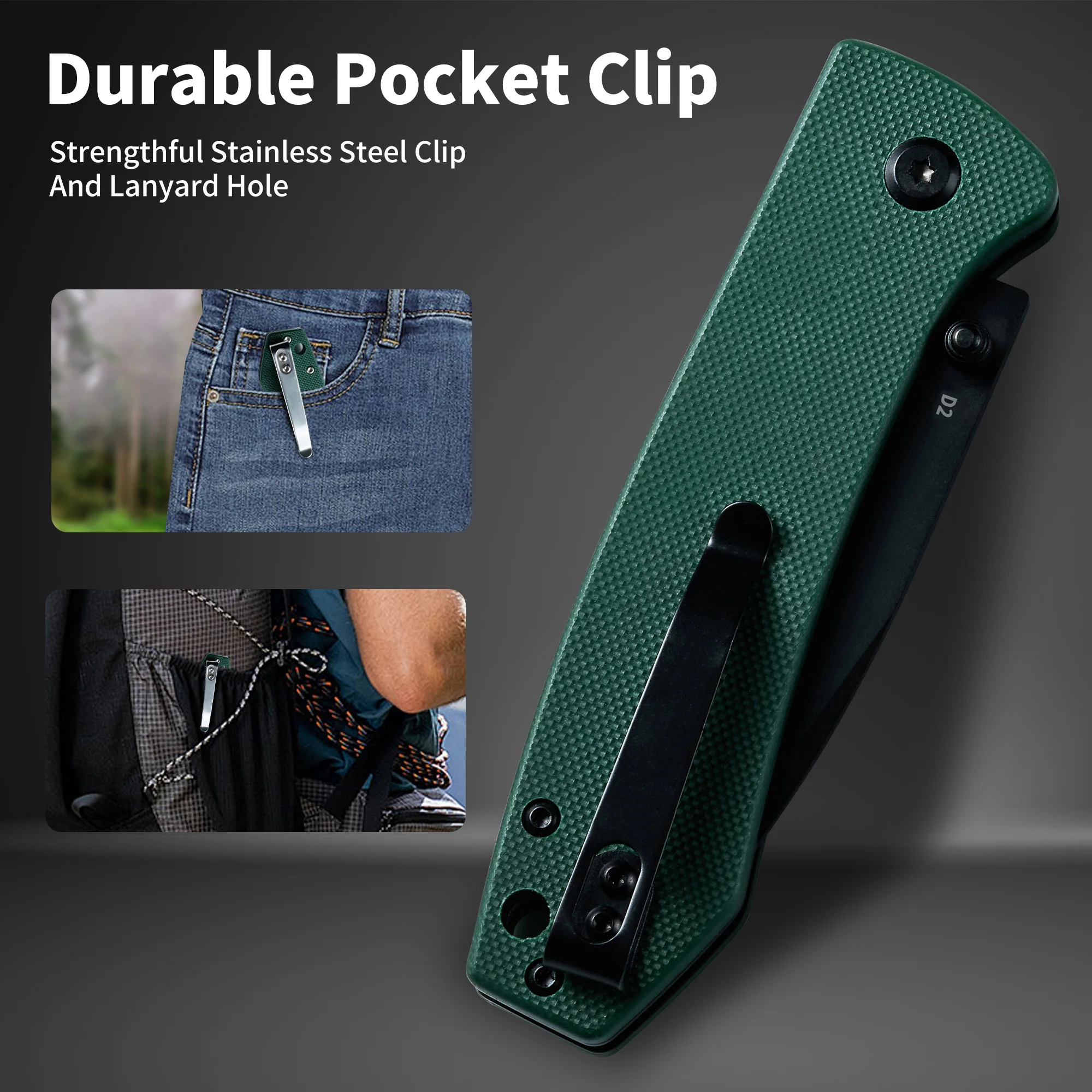 FREETIGER D2 Pocket Knife G10/ - đánh giá và giá Woodworking Or Woodworking