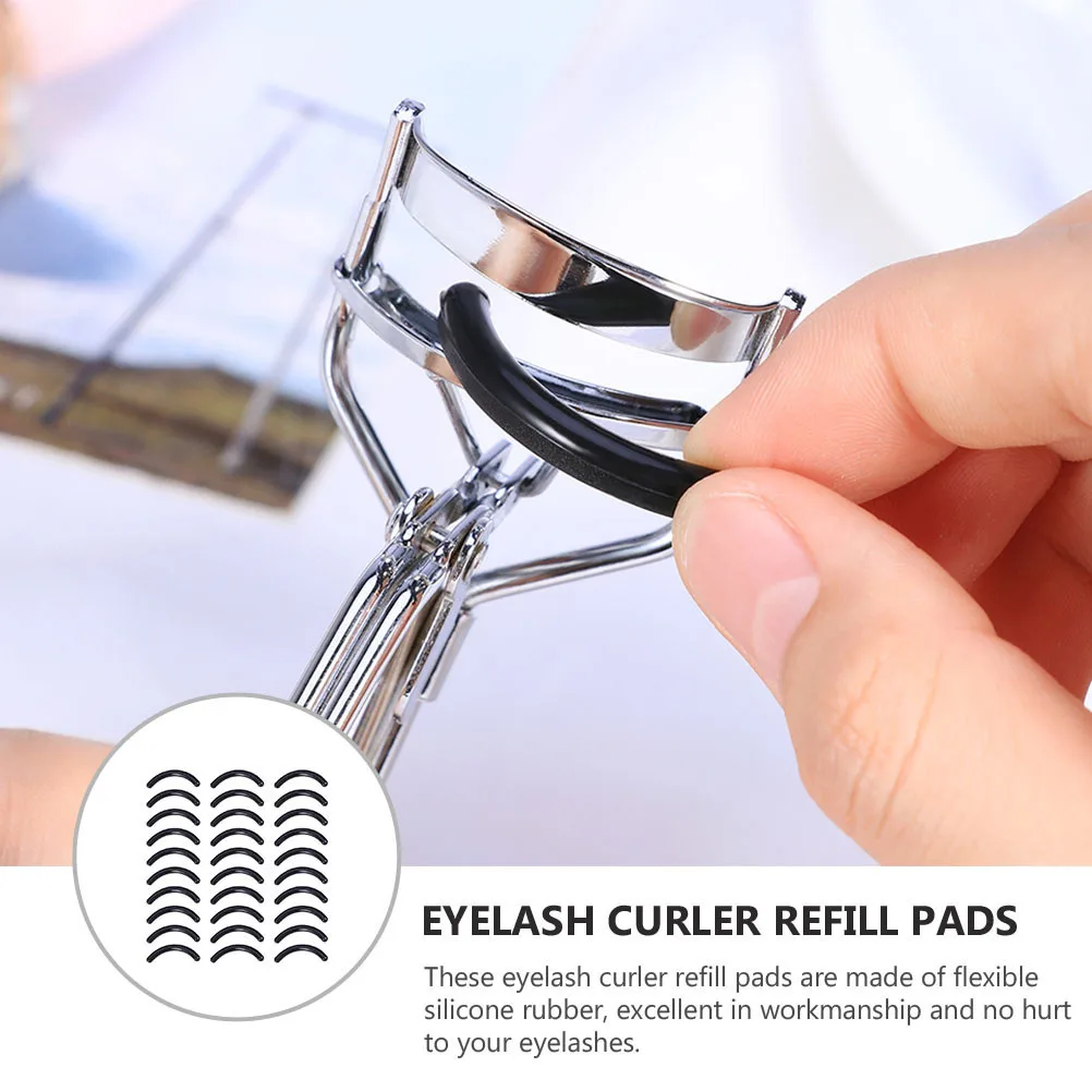 180Pcs Wimpern Curler Ersatz Pads Silikon Minen Wimpern Curler Kissen Lash Curling Clip Zubehör Make-Up-Tool