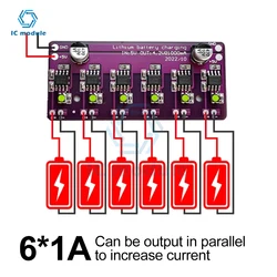 Charging Module PCB Circuit Board Charger Array 5V Input for 18650 4.2V Lithium Battery Electric Scooter Accessories