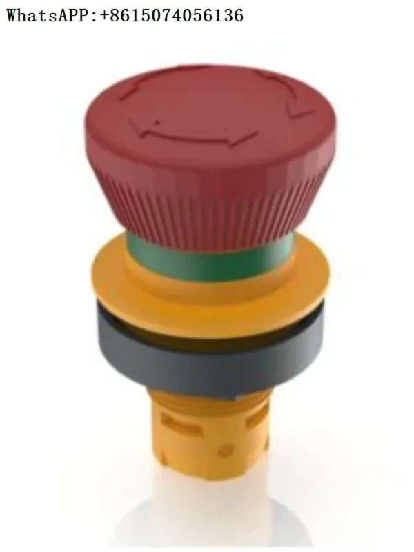 

1.30.094.011/0300 Emergency stop button switch RAFI inlet safety 1.30.094.011.0300