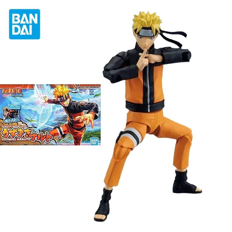 

Bandai Original NARUTO Anime Figure Figure Rise Uzumaki Naruto Model Joints Movable Anime Action Figure Toys Gifts for Children
