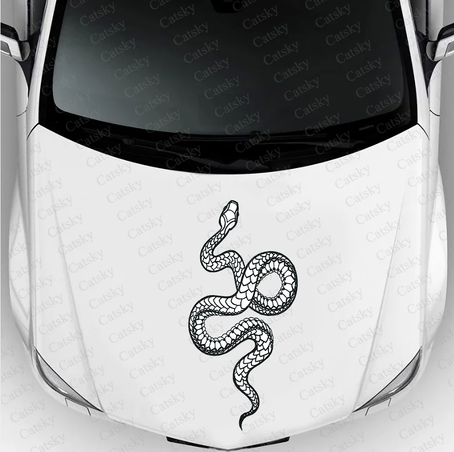 snake tattoo animal Car side sticker vinyl paper motorsport paint accessories suitable for truck suv car decals