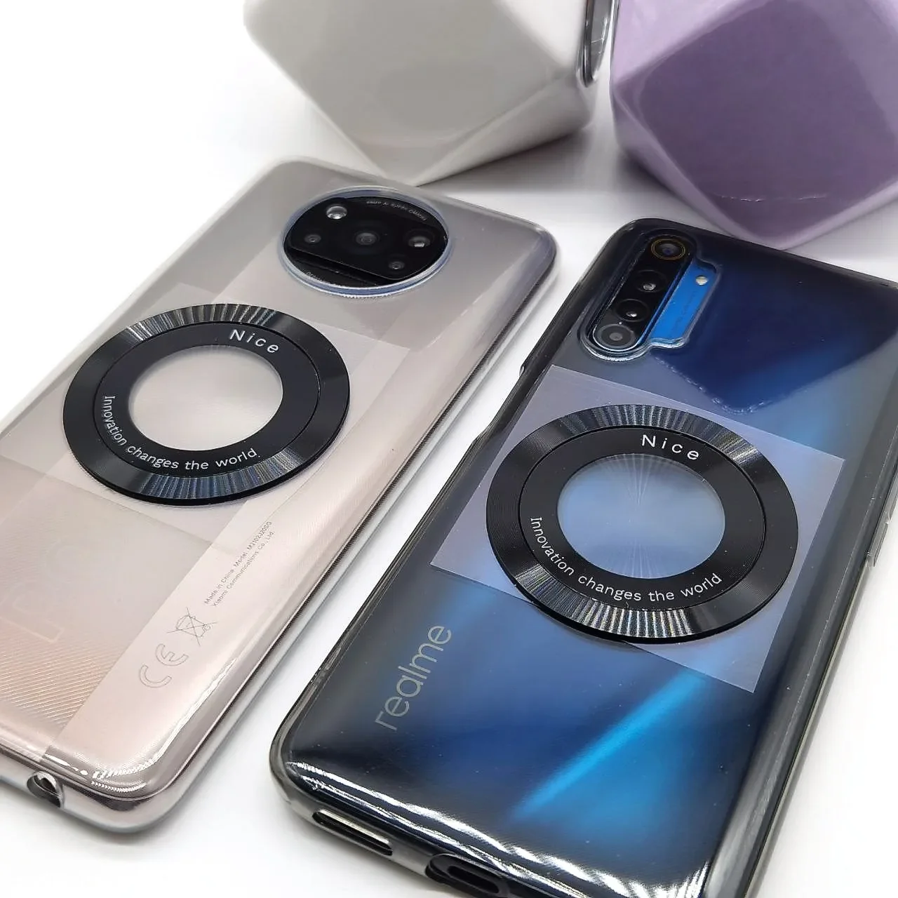 1Pcs Magnetic Metal Ring Universal Mobile Phone Magnet Plate Self Adhesive For Wireless Charger Stand