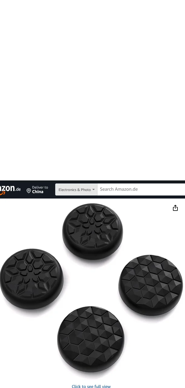 PlayVital Joystick Caps for Steam Deck LCD, Thumbsticks Grips Caps for PS Portal Remote Player, Protective Caps Accessories for