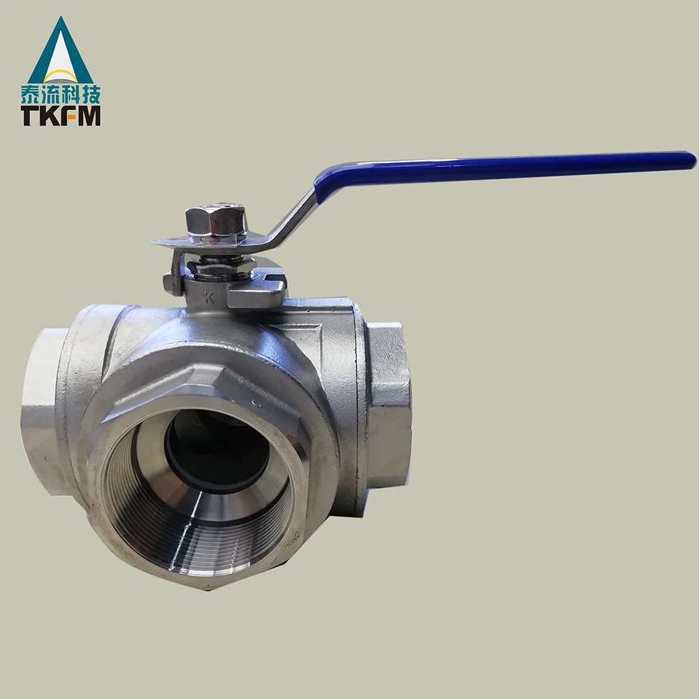 suppliers manual ss316 material 2 inch dn 50 pn16 stainless steel 3 way ball valve