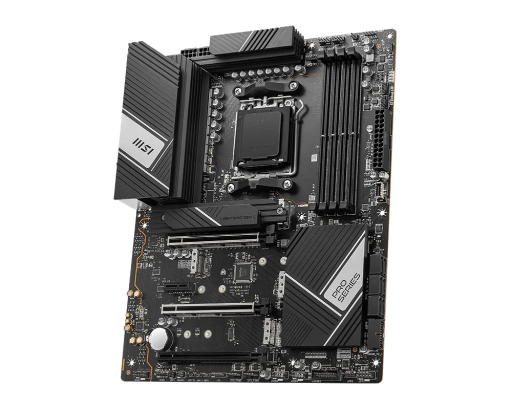 Imagem -03 - Placa-mãe Amd X670 Msi Pro X670-p Wi-fi Soquete Am5 Am5 Ryzen 7500f 7700 8400f 7950x 7900 Cpu Ddr5 4xm Atx