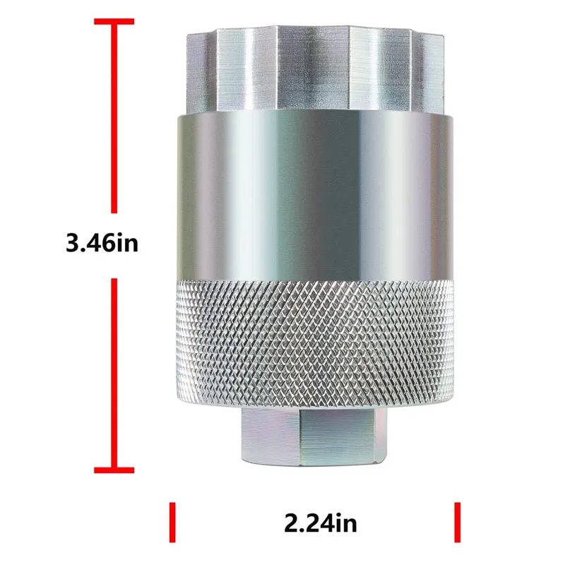 64mm Motorcycle Rear Differential Pinion Bearing Nut Socket Tool Fit For 2007-2018 All Honda TRX 420 Rancher