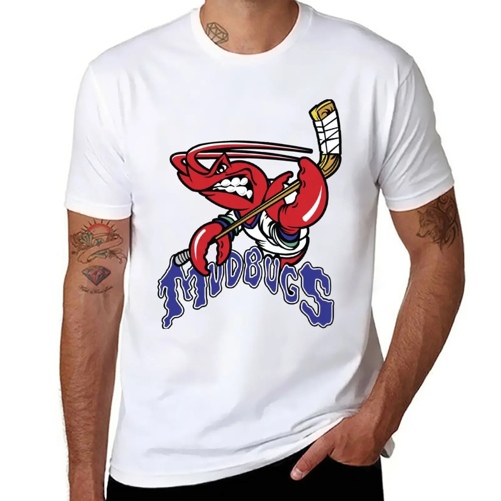 Bossier Shreveport Mudbugs T-Shirt korean fashion customs anime mens cotton t shirts