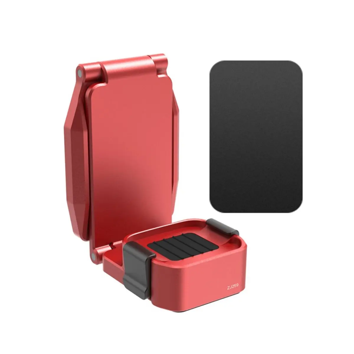 AC※▼●879-Magnetic Mount for Pocket4P/4/3 Metal Quick-Release Magnetic Mount Stand 180° Adjustable Handle Red