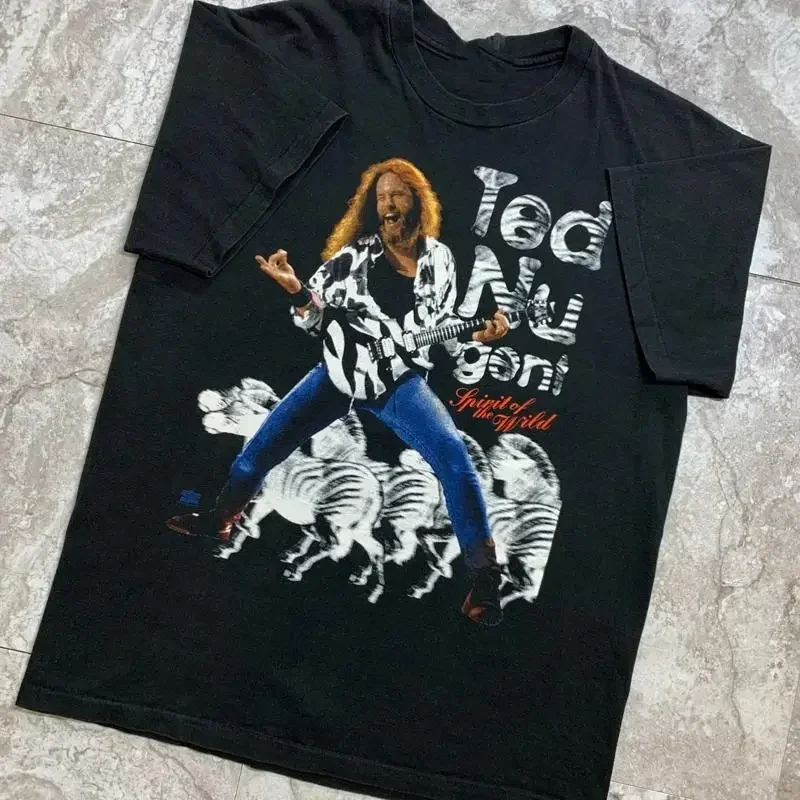 Ted Nugent Äúvirtual Attitude Äù 94 Äô Tour T Shirt Cotton All Size S 4Xl