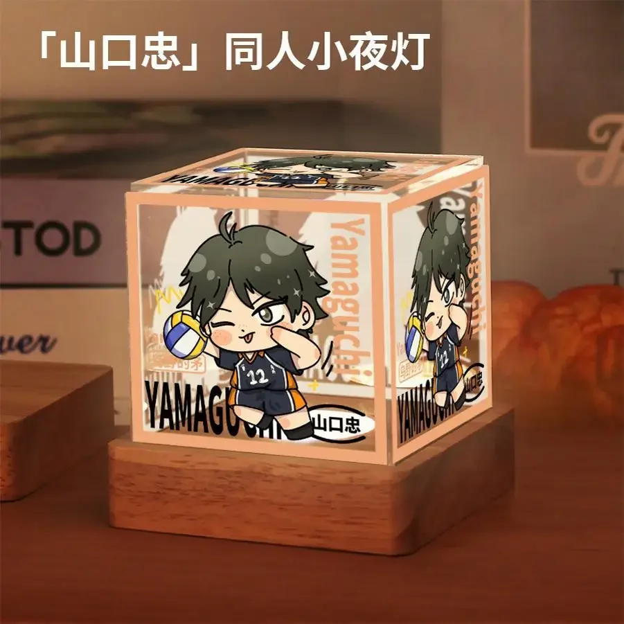 Anime Haikyuu!!、Tadashi Yamaguchi Game Cosplay Acrylic Nightlight Decoration Ambitus Collection Desk Decor Toys Souvenir Gift