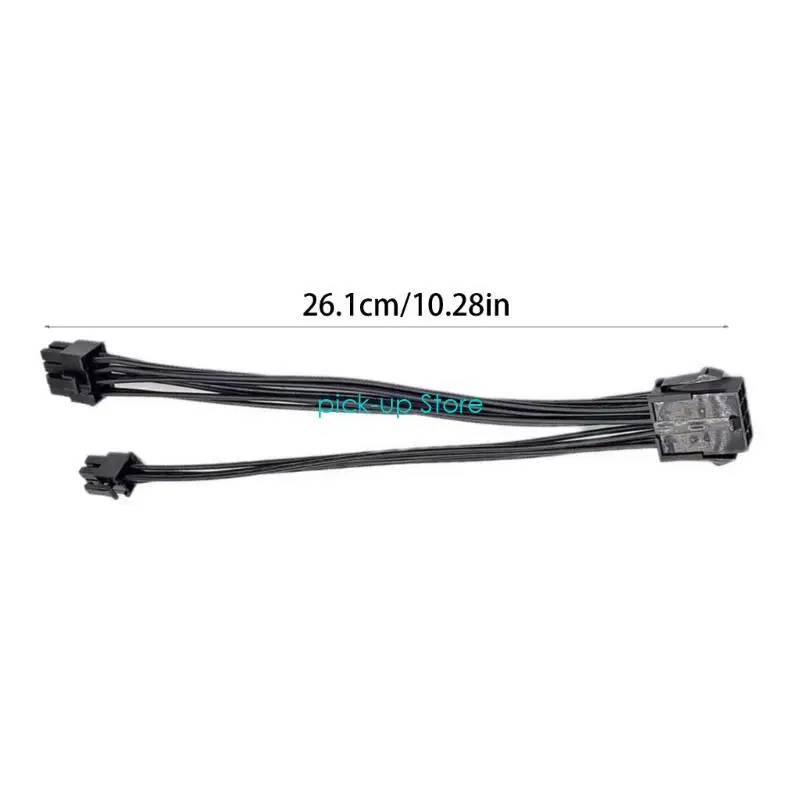 Q5WA 2PCS มาเธอร์บอร์ด CPU 8PIN 8P ถึง 8P+4P ตัวผู้กับสายเคเบิลส่วนขยายพลังงานหญิง 20 ซม.