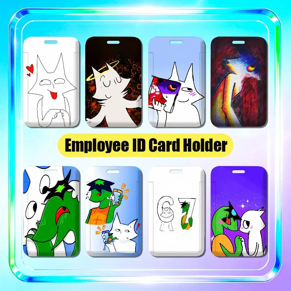 For House Of Puso Bayani Employee ID Card Holder Office Student Work Bank Credit Badge Decoration Case