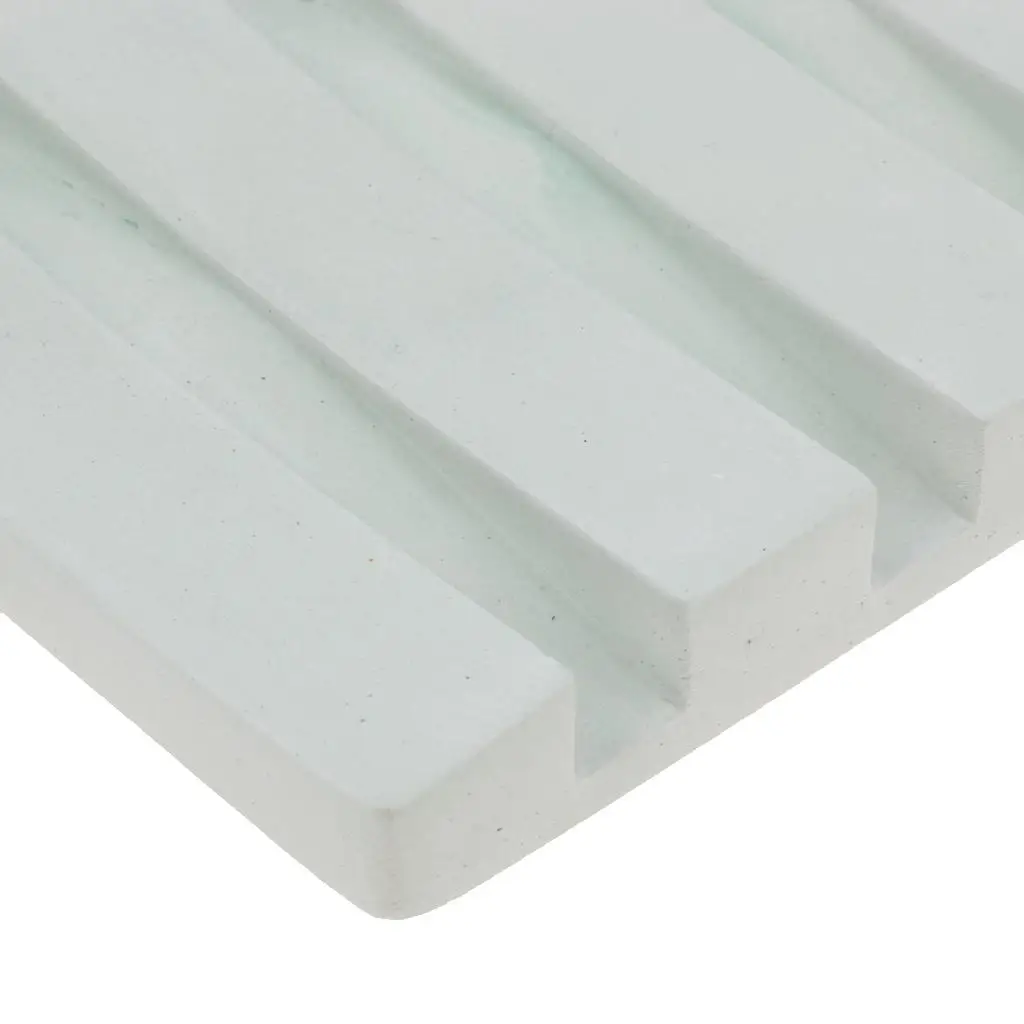 حامل قضيب الدياتوميت ، وسادة صابون ماصة للماء ، مستطيلي أخضر ، 2x