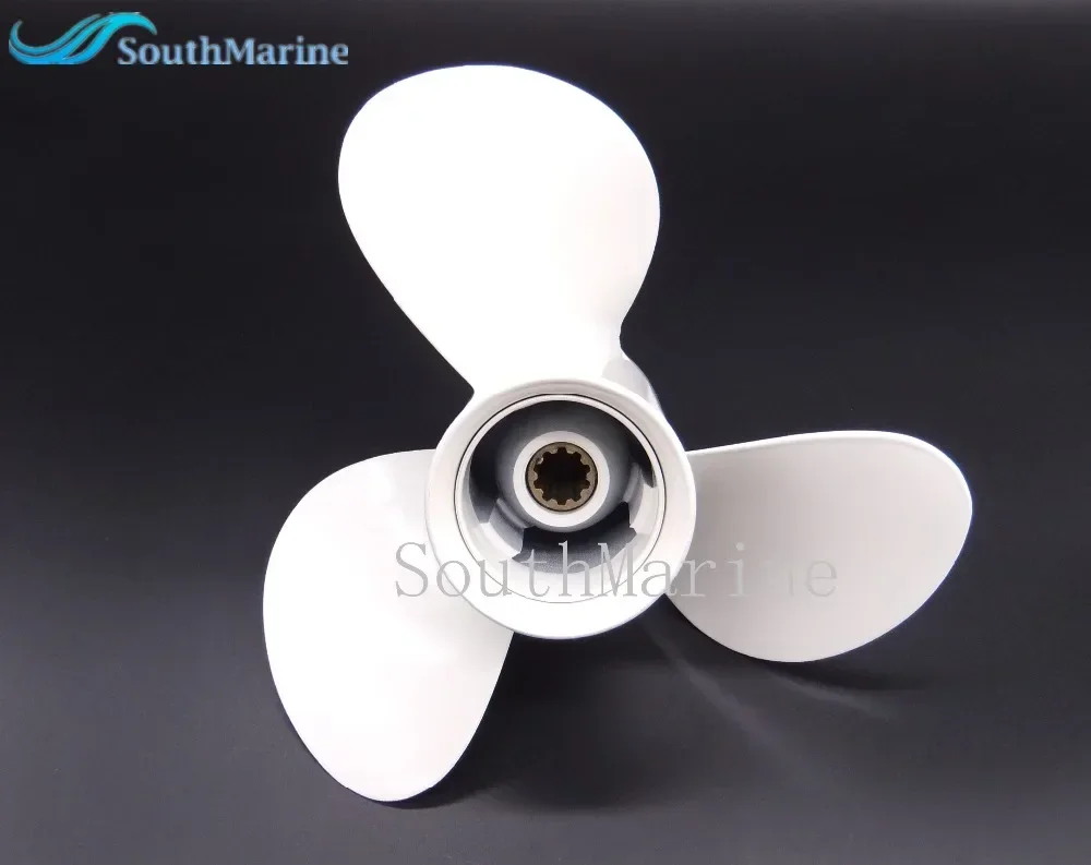 Aluminum Alloy Propeller 9 7/8x12-F  for Yamaha 20hp 25hp 30hp outboard motor  9 7/8 x 12 -F  664-45954-00-EL