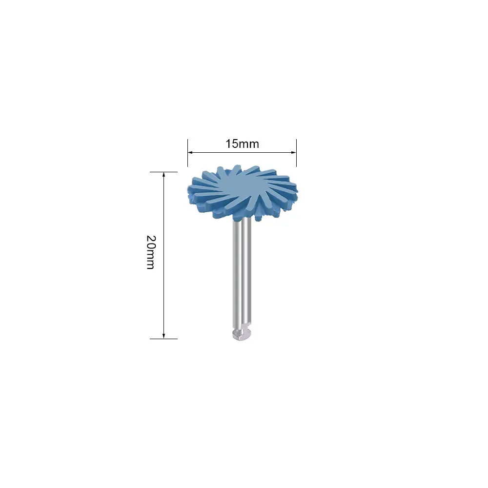 Kit de roue de disque de polissage Ra, polisseuse dentaire en caoutchouc, résine composite, système de diamant, brosse flexible en spirale, fraises, outils de dentiste, boîte de 6 pièces