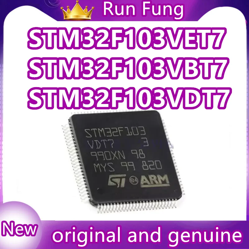 

Микроконтроллеры STM32F103VBT7, STM32F103VDT7, STM32F103VET7, STM32F103VB, STM32F103VD, STM32F103VE, STM32F103 (чипы IC MCU) LQFP100 в наличии
