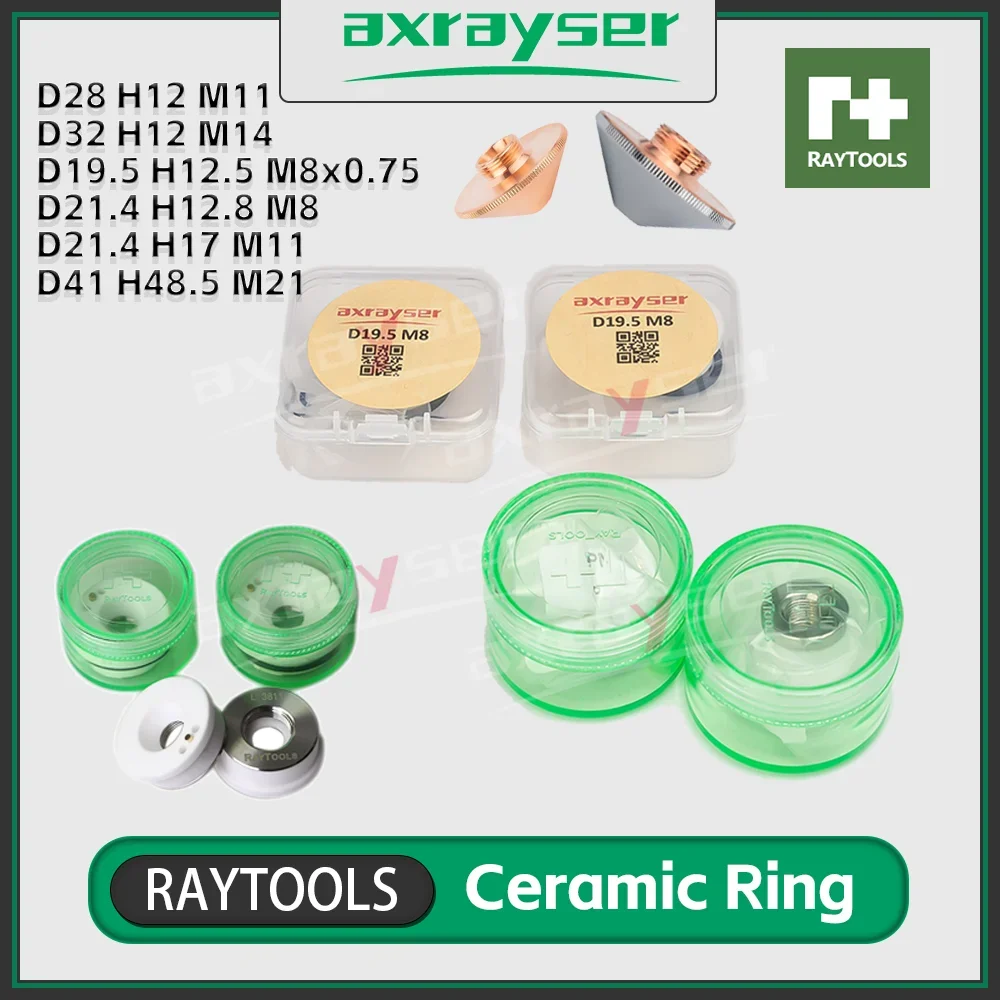Raytools Ceramic Laser Ring Ceramic Body Diameter 28 32mm M11 M14 Ceramic Nozzle Holder Raytools BT240 BT230 BM110 BM111 BT210S